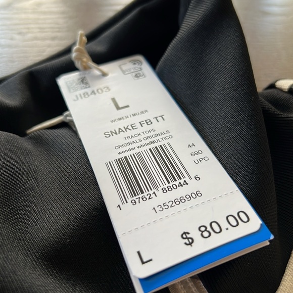 adidas White and Black Women's Jacket - Picture 5 of 6